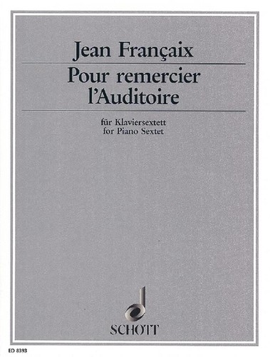 Pour remercier auditoire - pour,