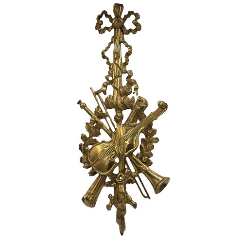 Gold tone brass - brass, hanging