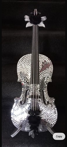 Highly decorated violin - highly,