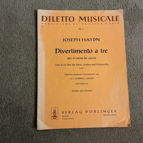 Joseph haydn divertimento - joseph,