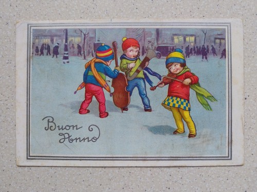 Vintage cartoon violin - violin,, horn