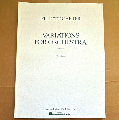 Elliott carter variations for - elliott,