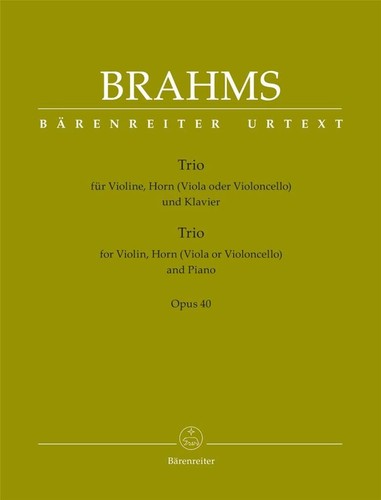 Trio for violin horn viola - horn, (viola